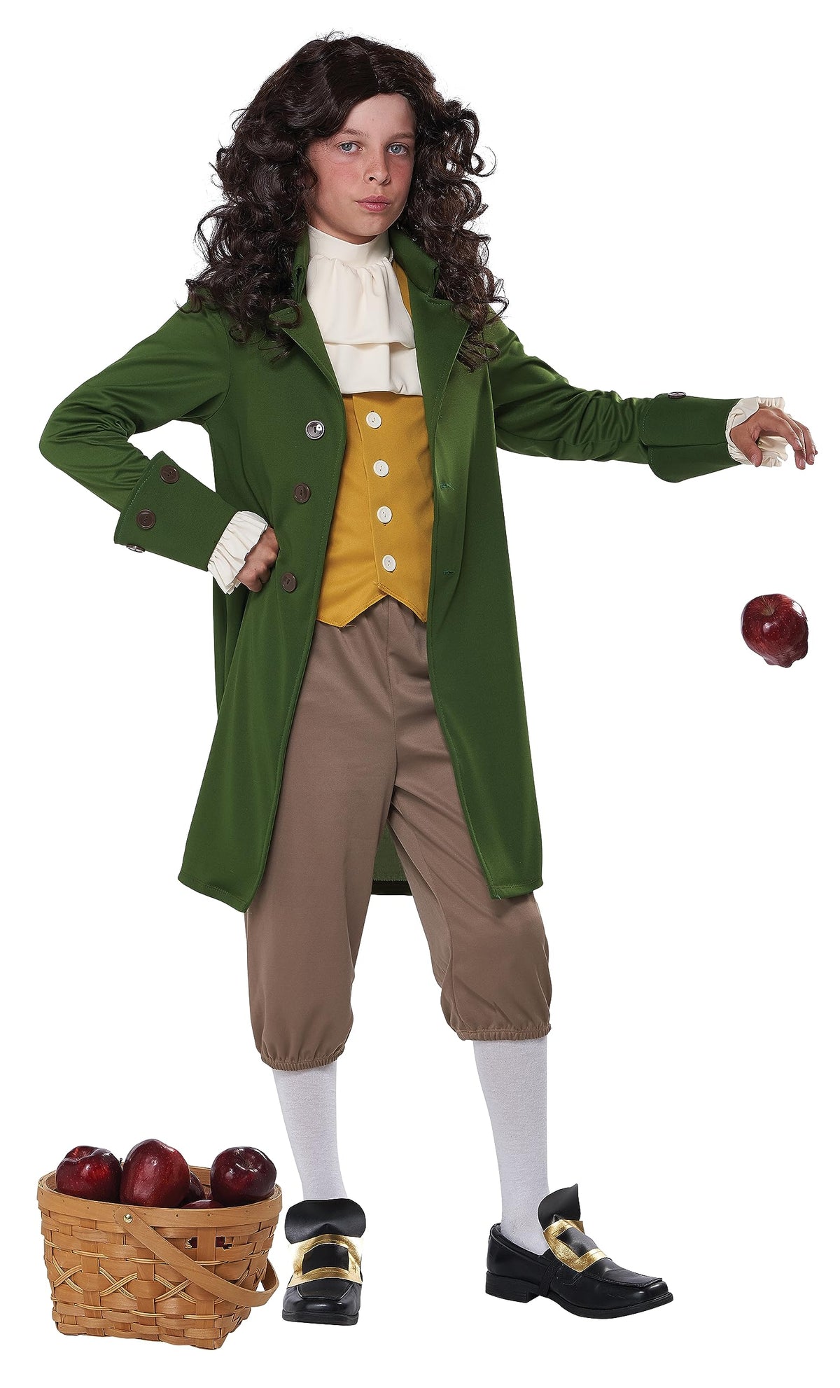California Costumes Sir Isaac Newton costume jacket and vest for an authentic scholarly look and role-play