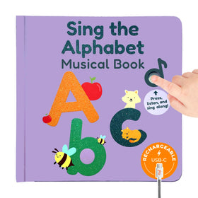 Cali's Books Alphabet Book for Toddlers with bright letters inviting alphabet exploration