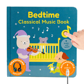 Cali's Books bedtime musical book cover for a soothing bedtime routine.