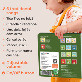 Cali's Books bilingual lyrics page helps early exposure to Portuguese and English.