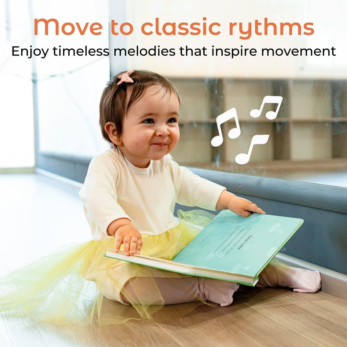 Cali's Books Dance singing toy showcases familiar melodies to spark early musical appreciation.
