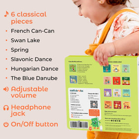 Cali's Books Dance presents a suite of songs like The Blue Danube for rhythm discovery.
