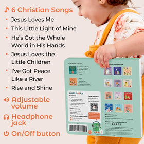 Cali's Books Jesus Loves Me durable construction supports toddler play.
