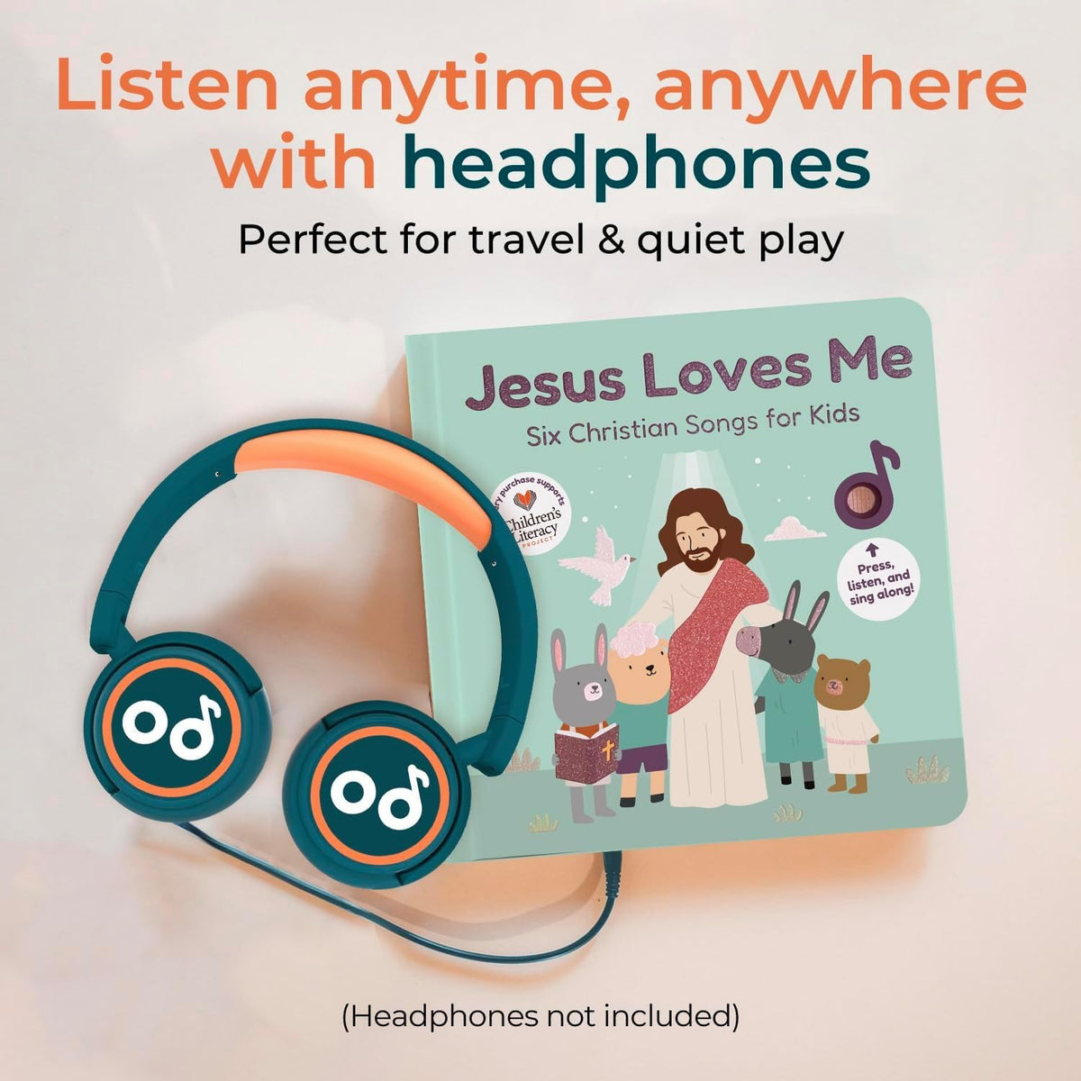 Jesus Loves Me sound buttons enable engaging melodies for toddlers.