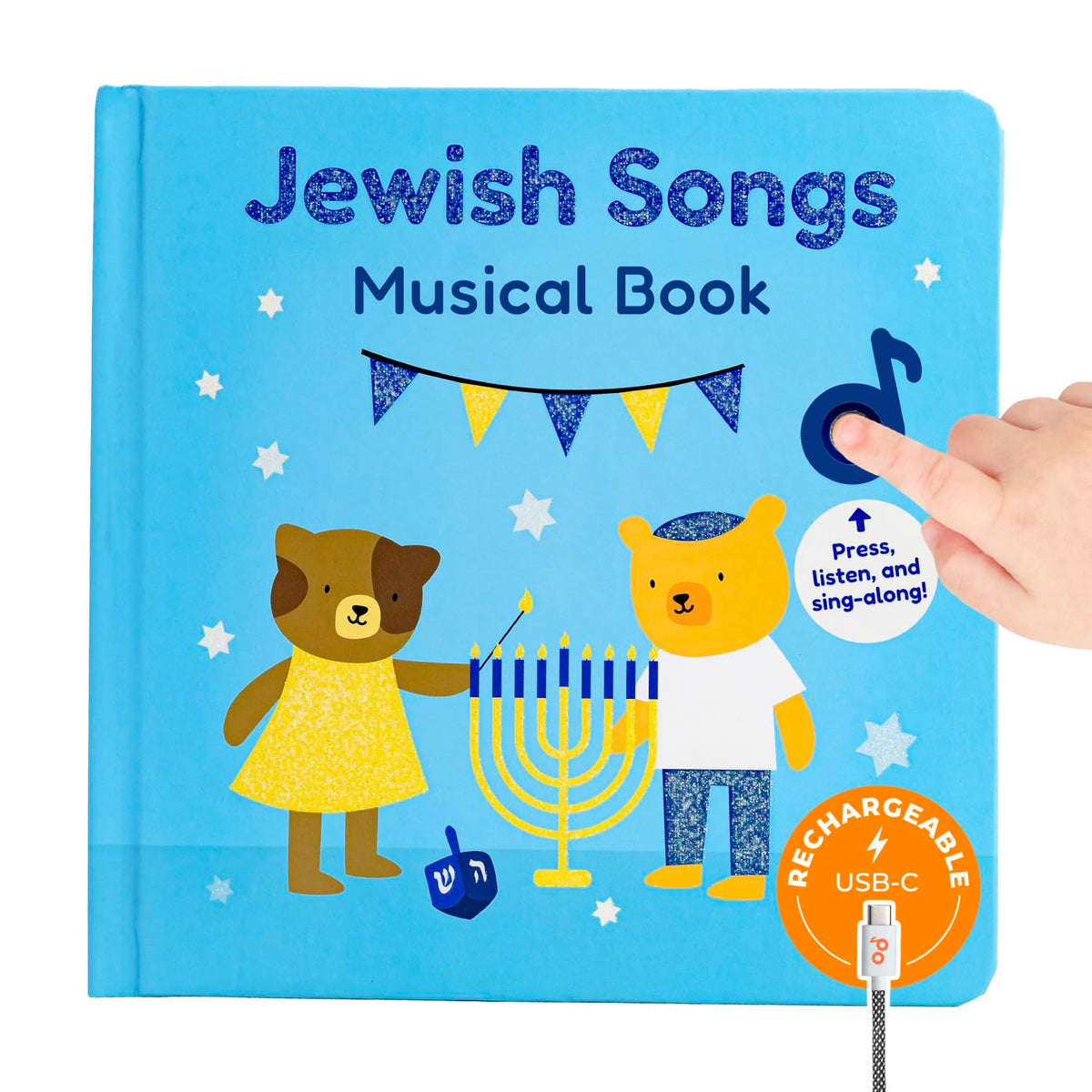 calis books jewish sound book cover with hanukkah imagery invites joyful learning