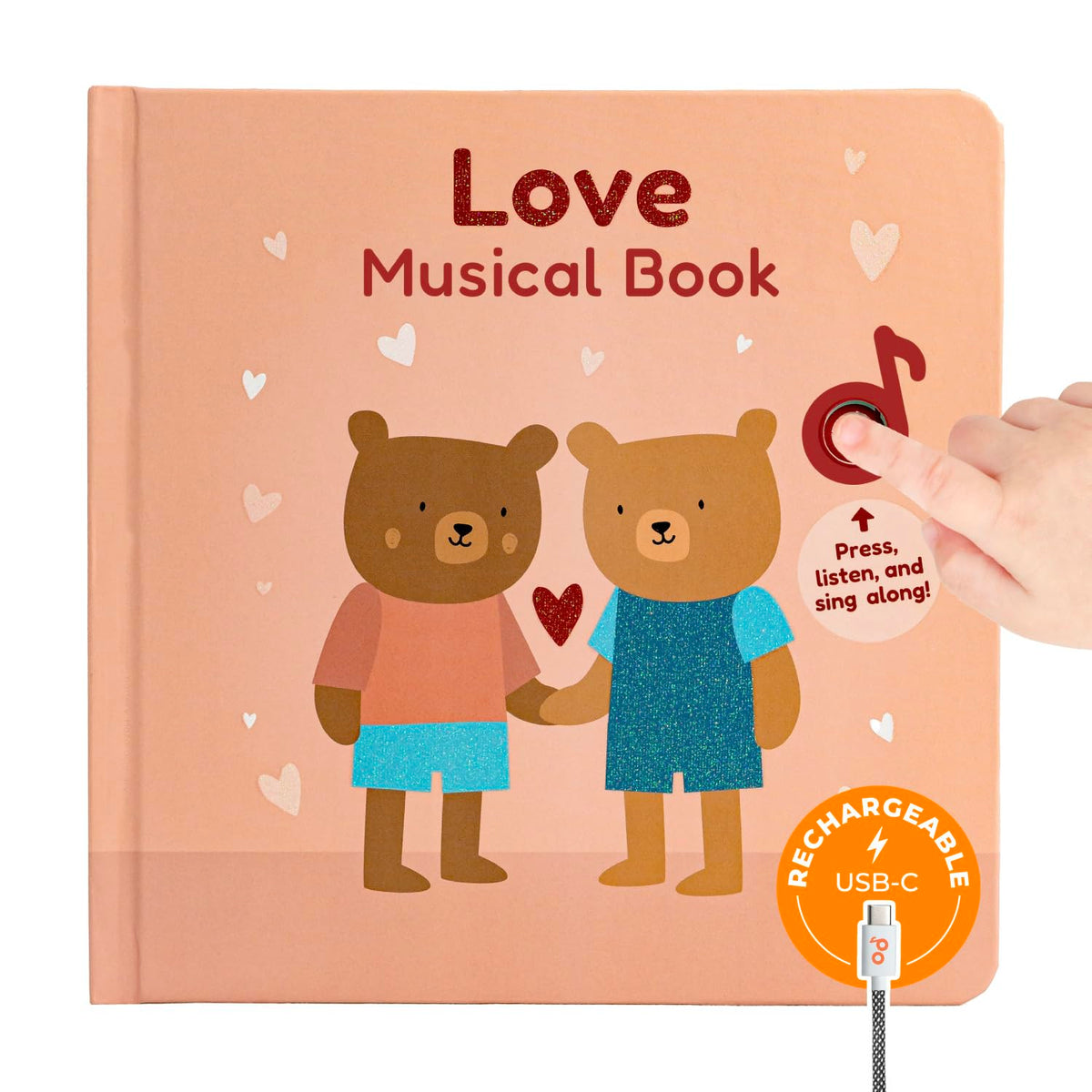 Cali's Books love nursery rhymes page with interactive buttons for sing-alongs.