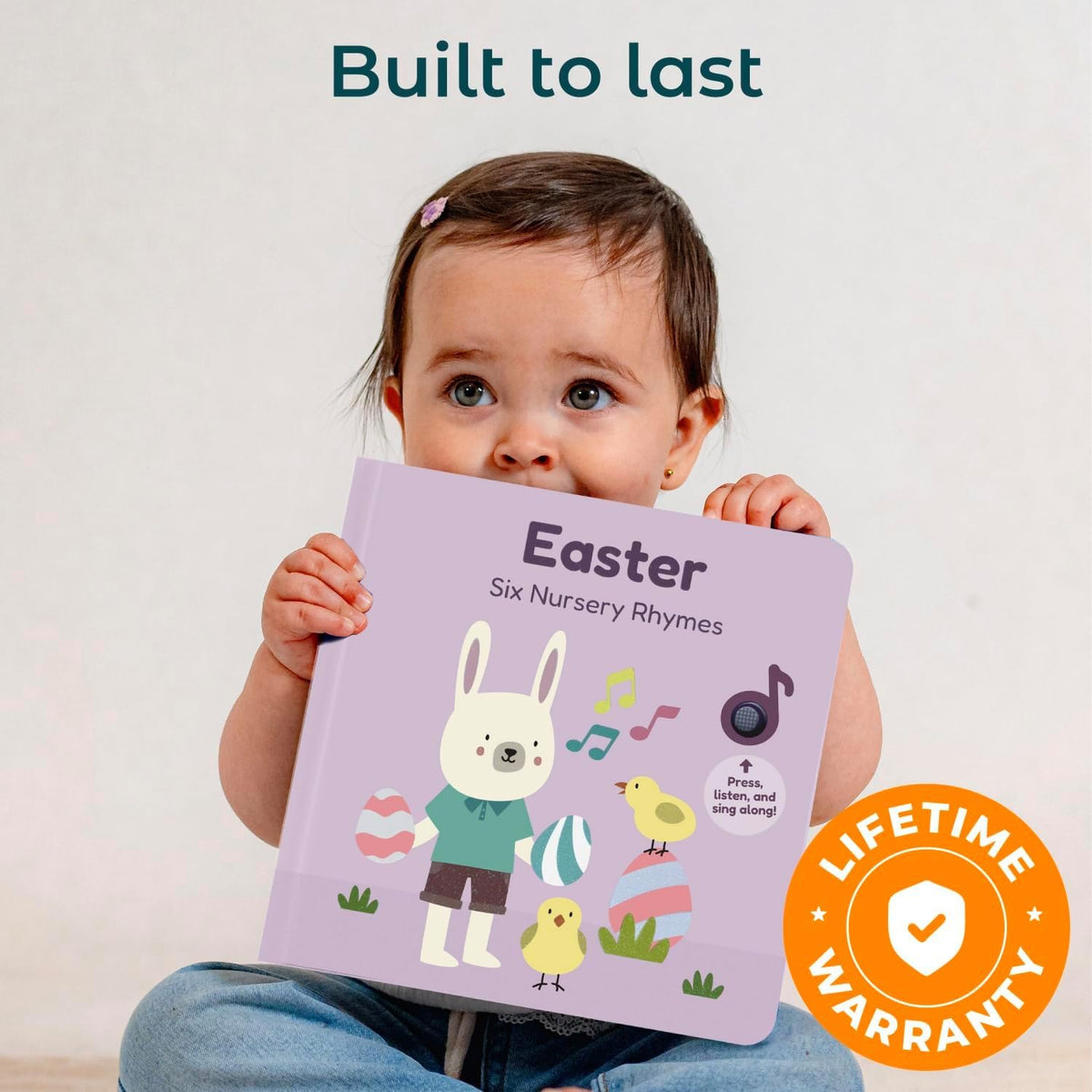 Cali's Books adjustable volume keeps family listening comfortable during stories.