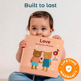 Cali's Books musical-sound-book boosts toddler engagement through songs and sensory play.