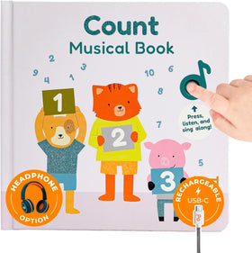 Cali's Books Number Book for Toddlers cover designed for engaging early counting
