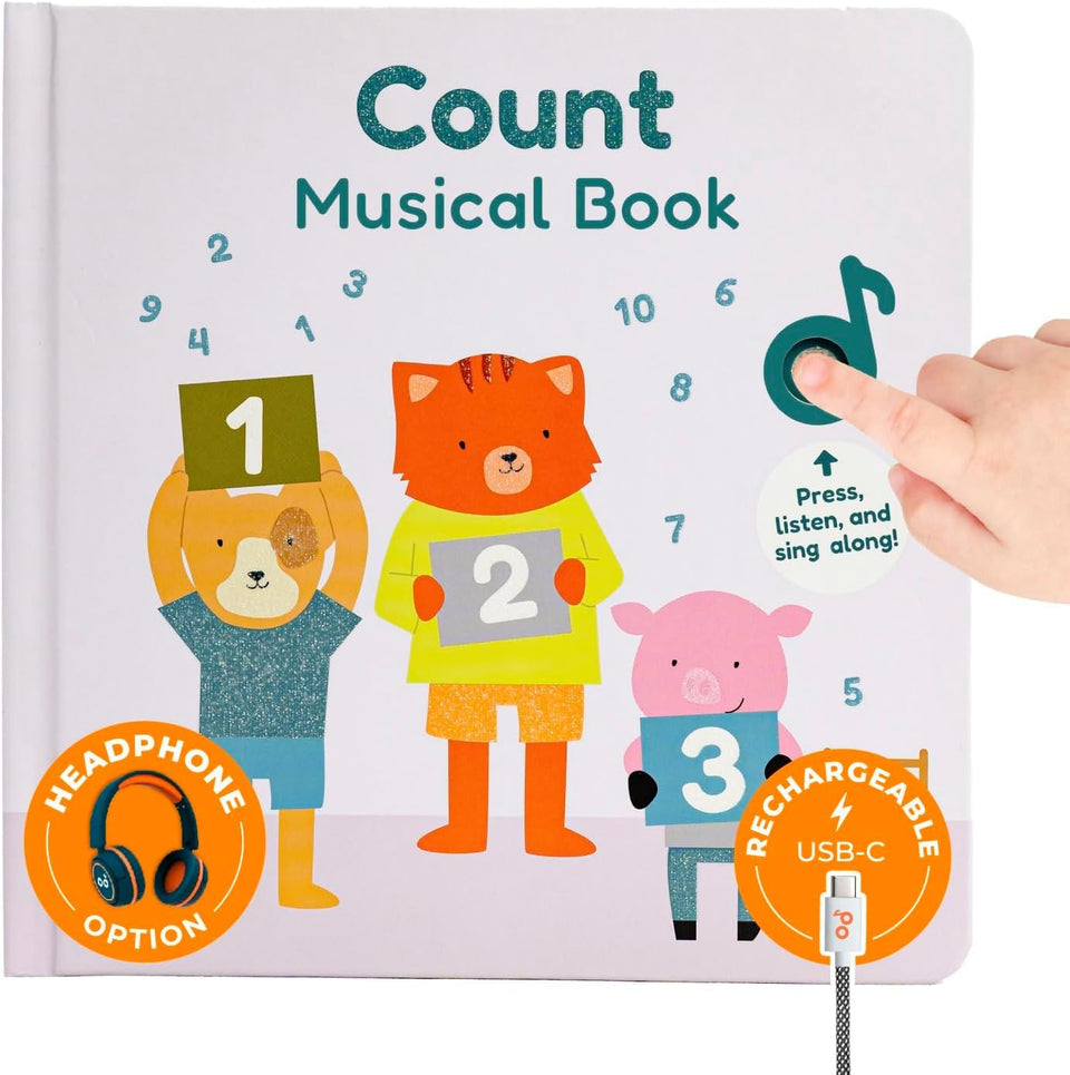 Cali's Books Number Book for Toddlers cover designed for engaging early counting