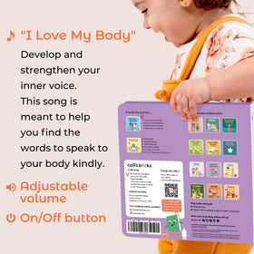 Cali's Books Nursery Rhyme Sound Book Old MacDonald button adds screen-free fun