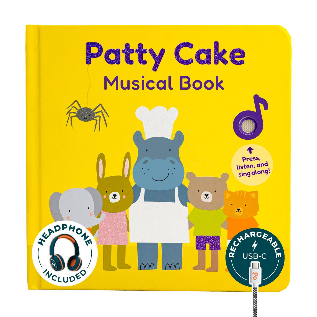 Cali's Books Patty Cake Nursery Rhymes cover invites playful early learning with bright artwork.