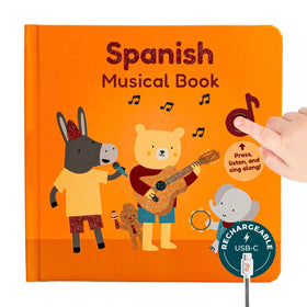 Cali's Books Spanish toddler book cover showcasing vibrant artwork for early language learning