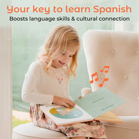 Cali's Books Spanish book Montessori design illustrations highlighting screen-free bilingual immersion
