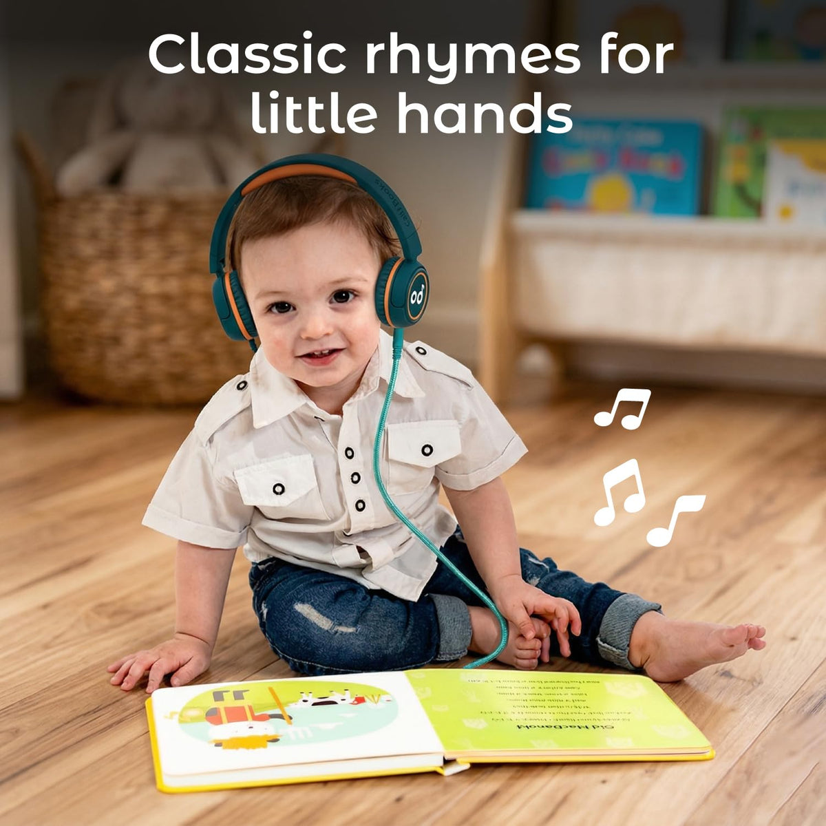 Cali's Books Patty Cake is travel-friendly for music on car trips and outings.