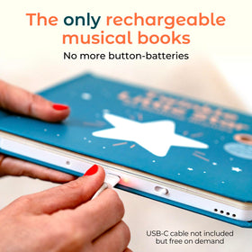 Cali's Books Twinkle Twinkle Star interior with easy-to-press sound buttons.