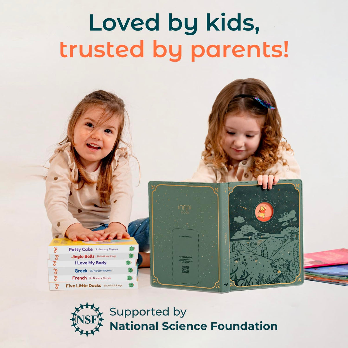 Cali's Books You Are My Sunshine USB-C recharge hub keeps play sessions going without battery changes.