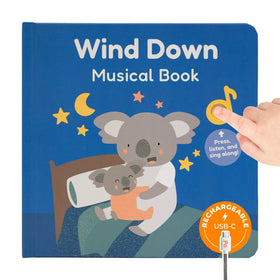 Cali's Books Wind Down cover showing the calming bedtime ritual for toddlers.