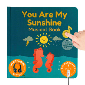Cali's Books You Are My Sunshine music book cover invites joyful reading and singing with toddlers.