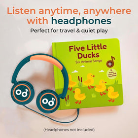 Cali's Books USB-C rechargeable feature highlights convenient power for ongoing playtime.
