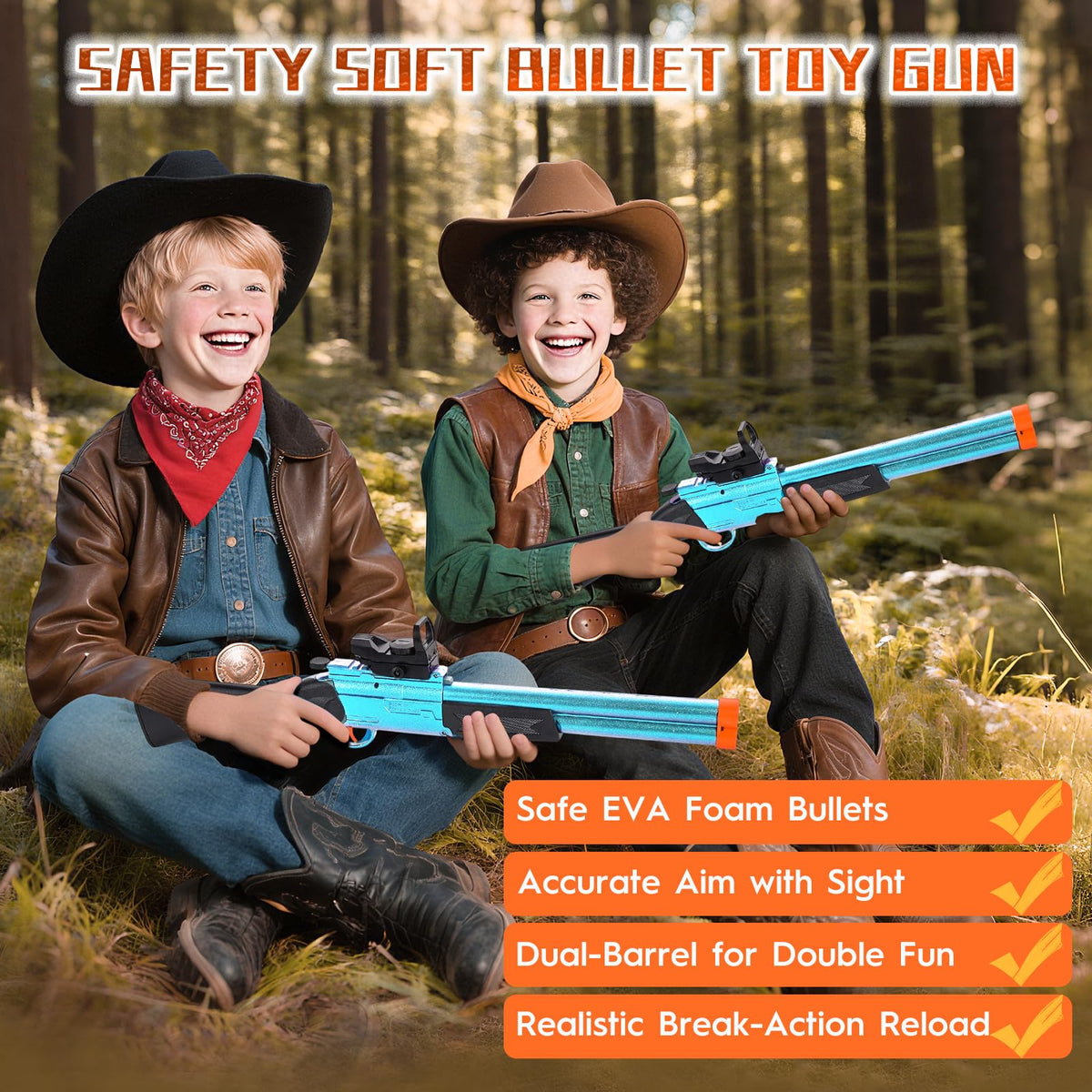 Calithor foam blaster set ready for indoor or outdoor adventures