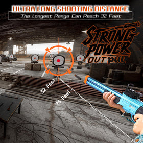Calithor scope helps aim with the double-barrel blaster