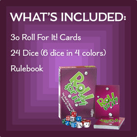 Two to four players enjoying Calliope Roll for It! family game night