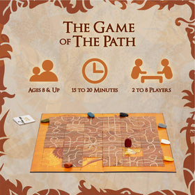 Calliope Tsuro dragon tile marks key turns on the evolving board.