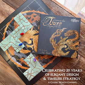 Calliope Tsuro play area setup ready to go for instant family game nights.