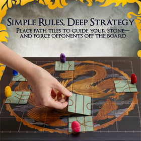 Calliope Tsuro special dragon tile as a striking focal point for strategy.