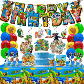 CALLMEAI 155-piece birthday set tableware for a coordinated party look
