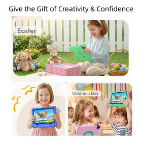 Callsky-Kids adjustable stand feature for hands-free learning