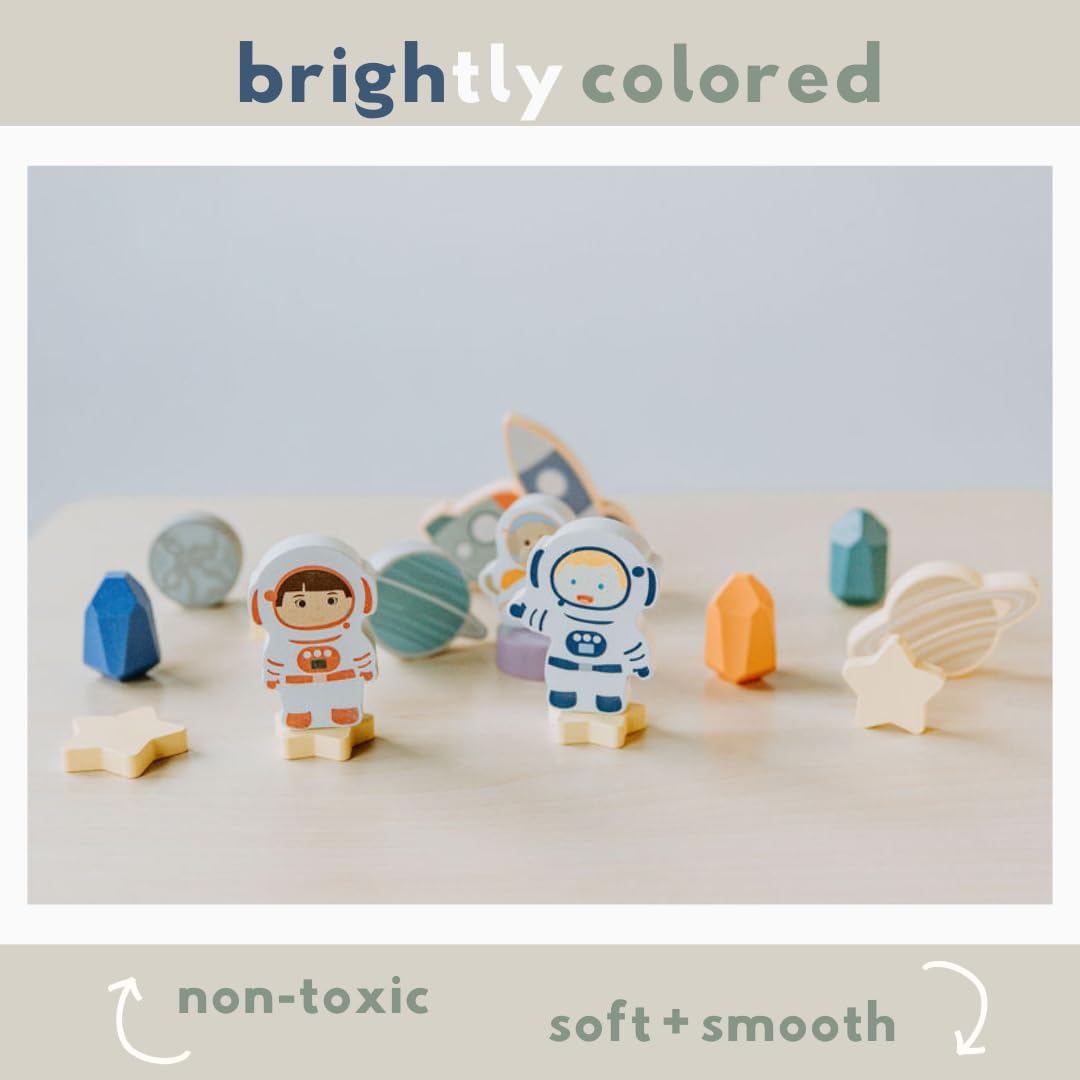 Travel-friendly Callum + Willow block set packed for on-the-go play
