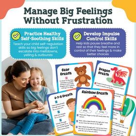 Calm and Joyful Kids mindfulness corner kit visual supports calm during transitions.