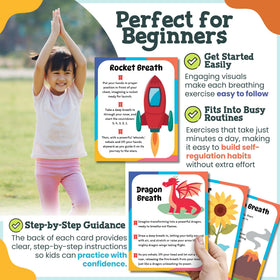 Calm and Joyful Kids sensory regulation tools aid anxiety relief through breathing.
