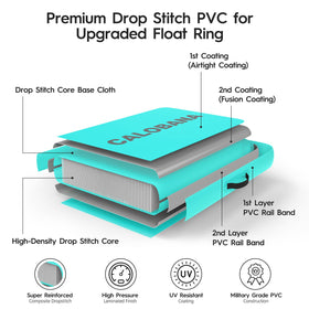 CALOBANA durable 6-inch drop-stitch build boosts longevity and puncture resistance.