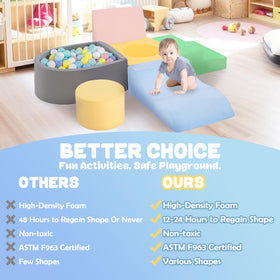CAMELUS machine-washable covers simplify cleaning after busy play sessions.