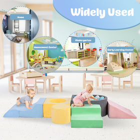 Camelus no-assembly 6-piece set is ready for immediate indoor fun.