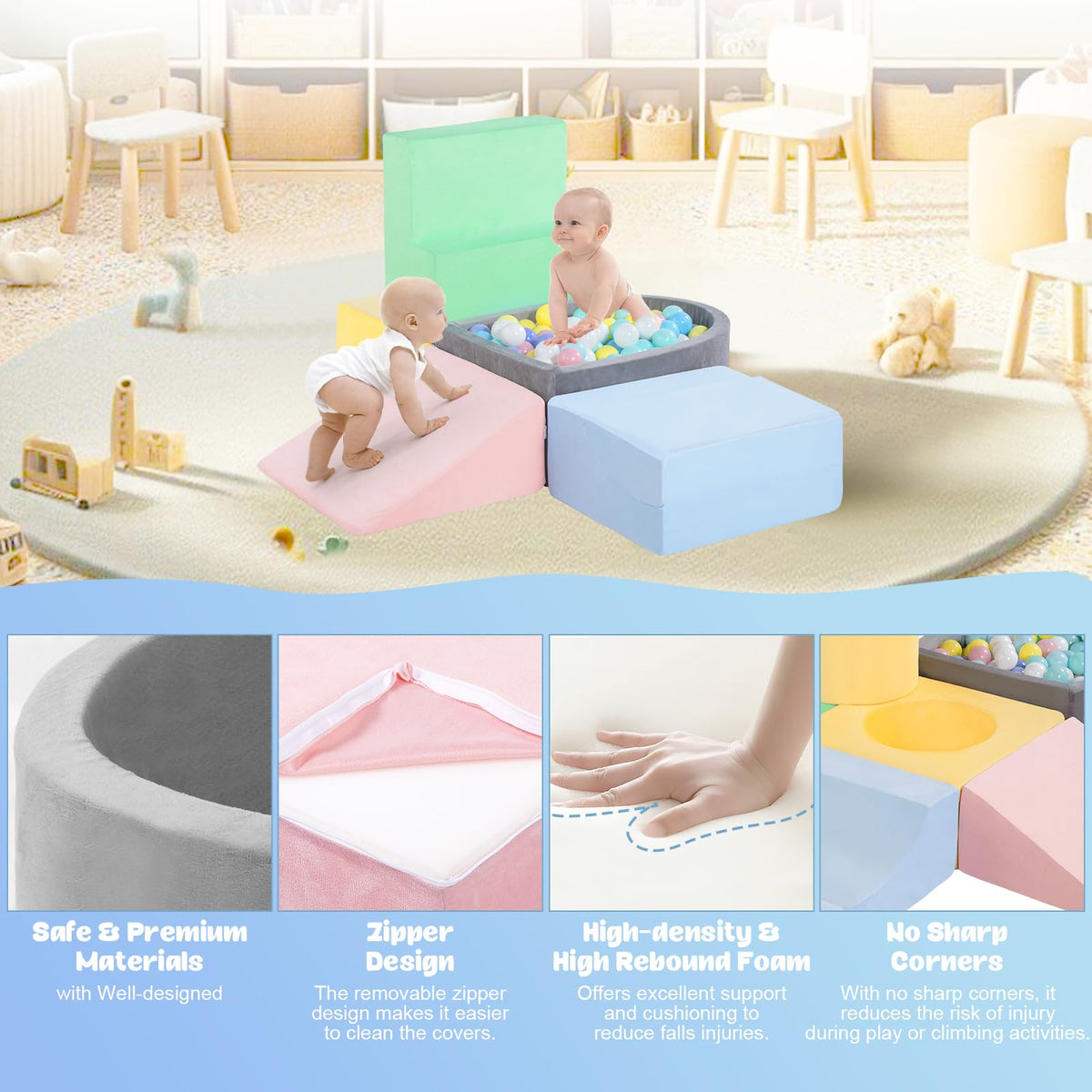 CAMELUS safe edges design reduces bumps during exploration.
