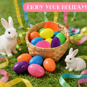 CAMIRUS eggs filled with small toys, ideal for surprise rewards in games.