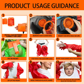Camlinbo easy deflate and store feature after party cleanup.
