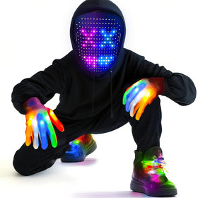 Camlinbo LED mask full-face glow for bold party looks