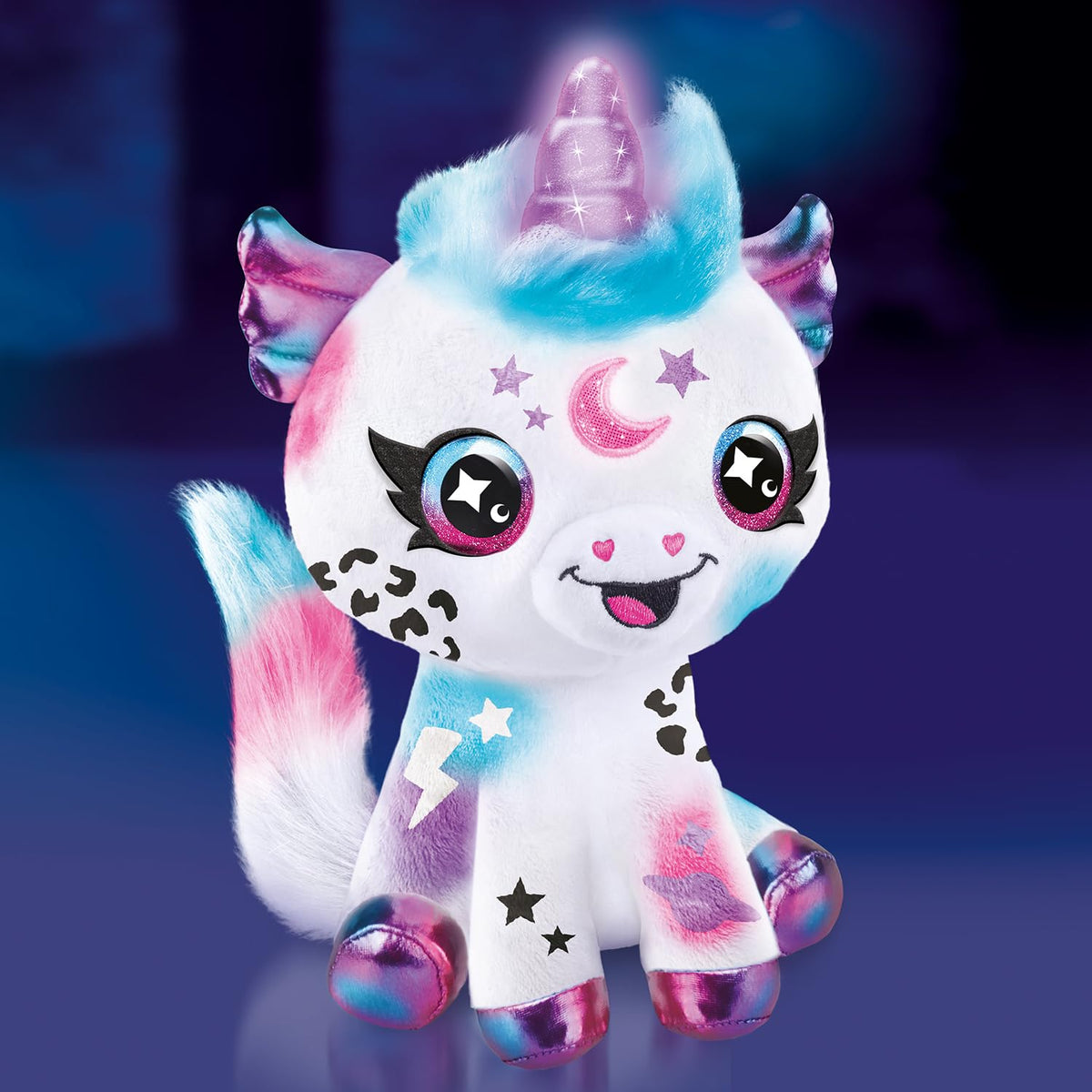 Canal Toys Airbrush Plush includes stencil stickers and fortune-teller guide.