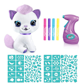 Canal Toys Personalize Airbrush Plush Kitty battery-powered tool enables simple creative sessions