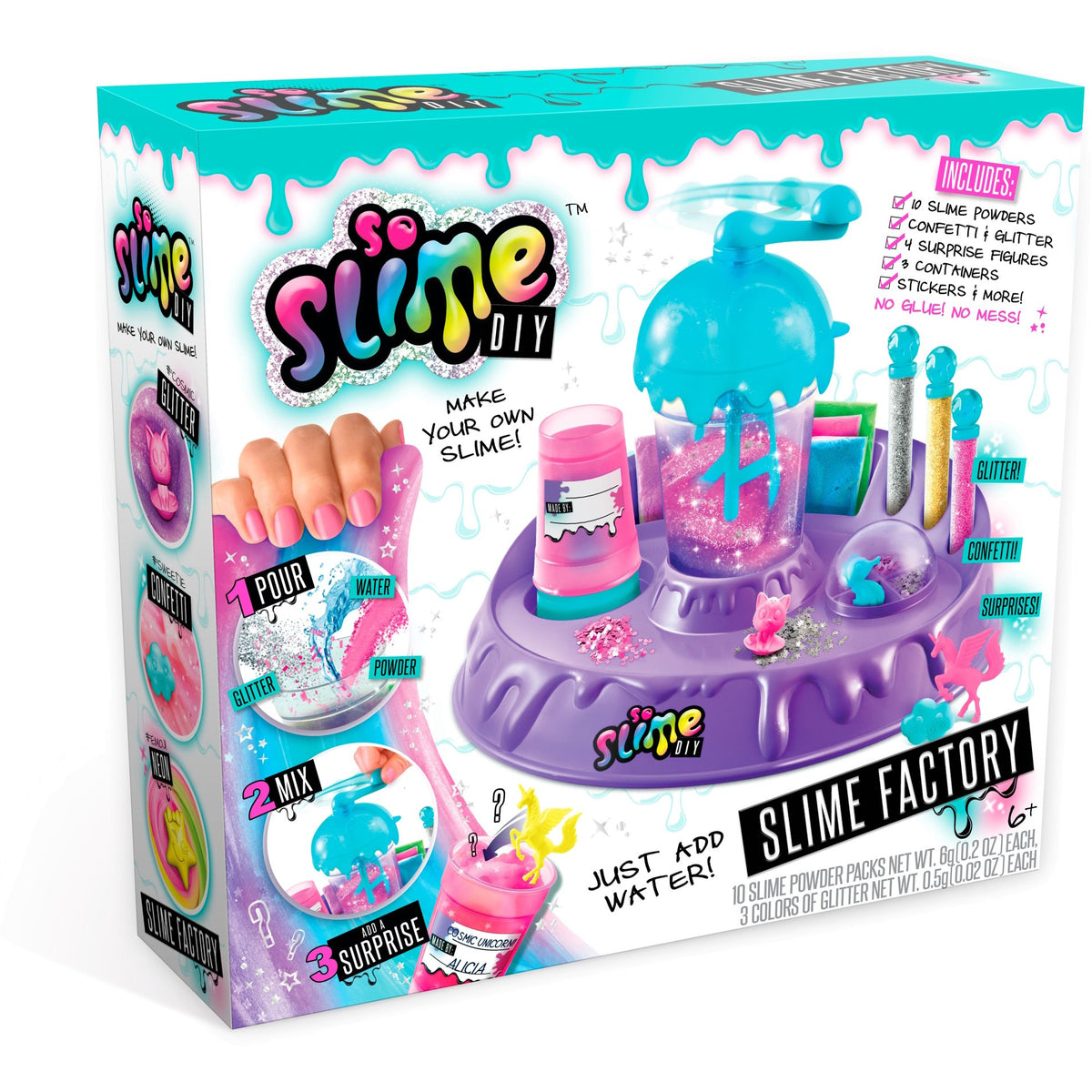 Canal Toys So Slime DIY Slime Factory kit cover for mess-free, creative slime making.