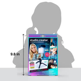Canal Toys Studio Creator Podcast Kit on-the-go setup makes recording easy anywhere.