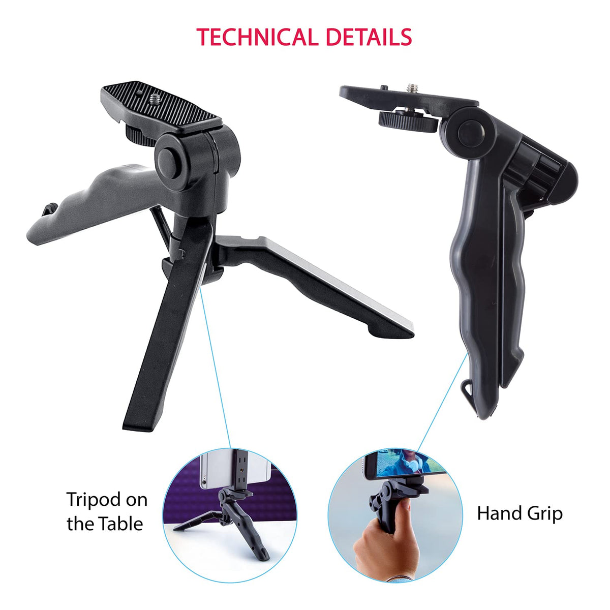 Canal Toys Studio Creator Podcast Kit phone holder keeps your smartphone steady during shoots.
