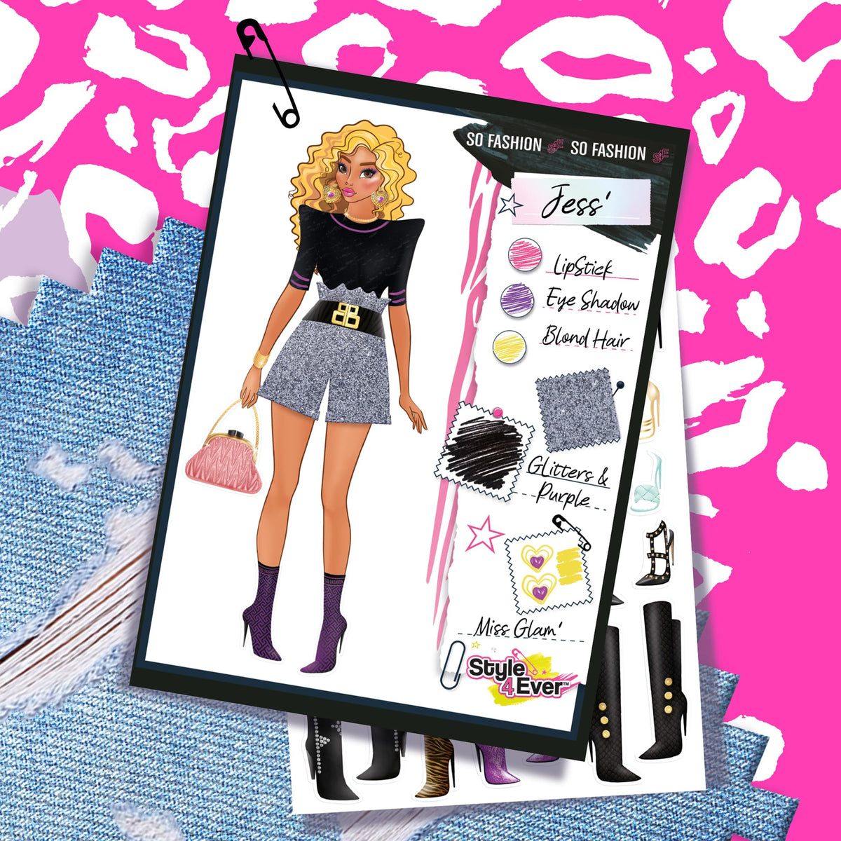 Canal Toys Style 4 Ever printed design sheets for ready outfits