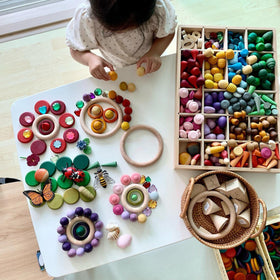 Candywood durable wood varieties with varied textures for long-lasting play