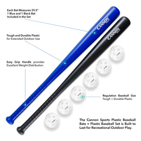 Six 9 inch plastic baseballs for safe, lightweight batting and drills